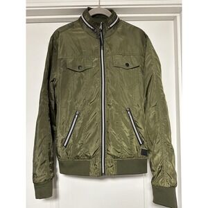 !Solid‎ Denmark, Men's Green Bomber Full Zip Jacket, Green, Size Small